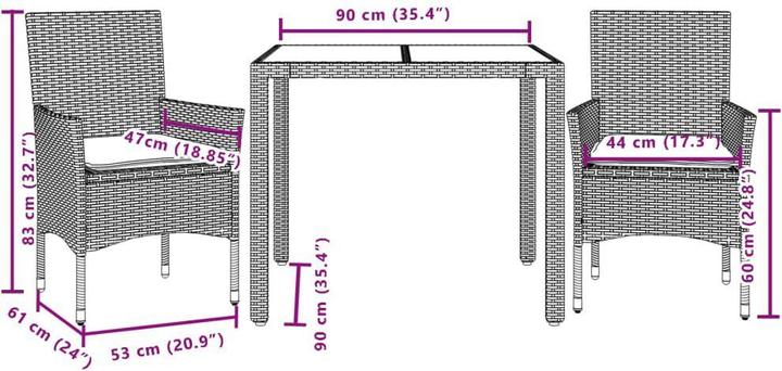 Actual product image vidaXL Kendre (90 cm)