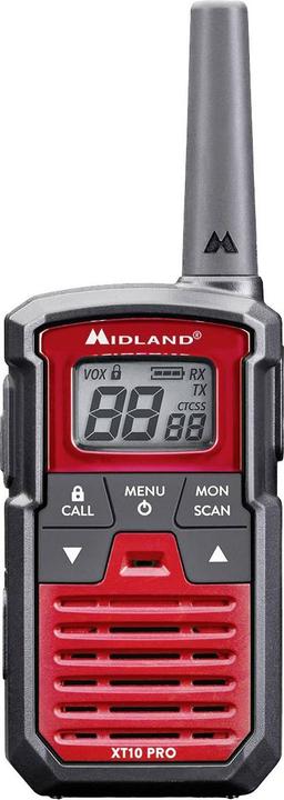 Produktbild Midland XT10 PRO - Portofoonset - Walkie Talkie - PMR446 - Set van 2 stuks - C1459 (4 km)