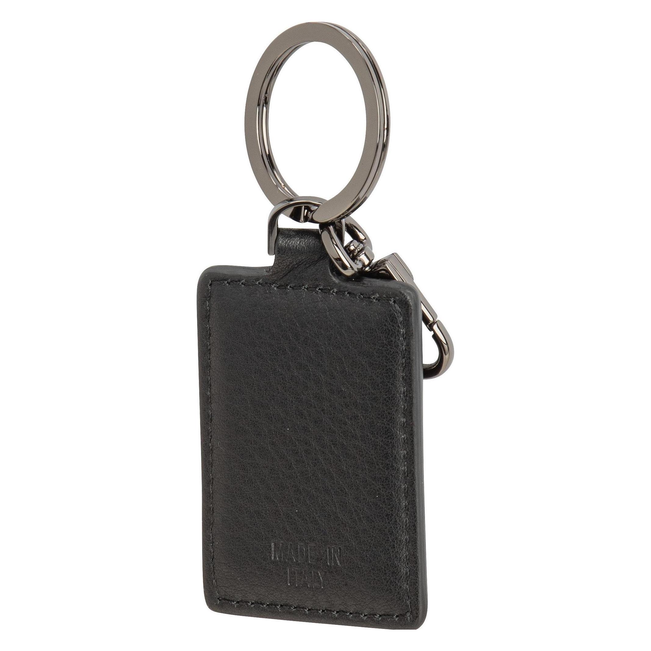 Porsche Design, Herren, Schlüsselanhänger, Schlüsseletui Keyring Square, Schwarz