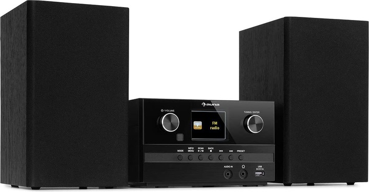 Auna Connect System S compact system, black