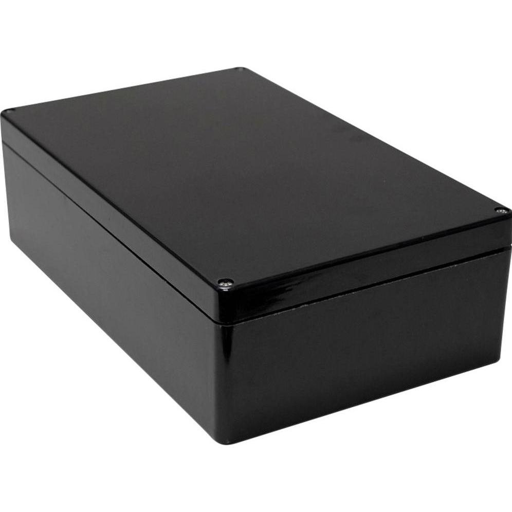Hammond 1590ZGRP243BK Universal-Gehäuse 420 x 120 250 Polyester Schwarz 1 St. (Gehäuse), Elektronikz