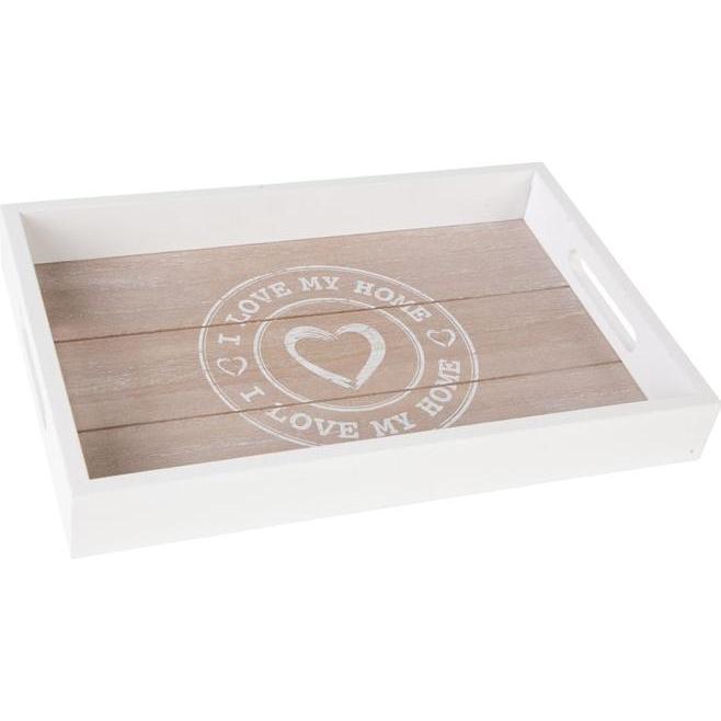 Thumbnail - Out of the blue, Tablett, Tablett - I Love My Home - aus Holz - - Grösse klein