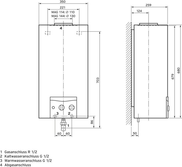 Image du produit Vaillant Chauffe-eau instantané à gaz