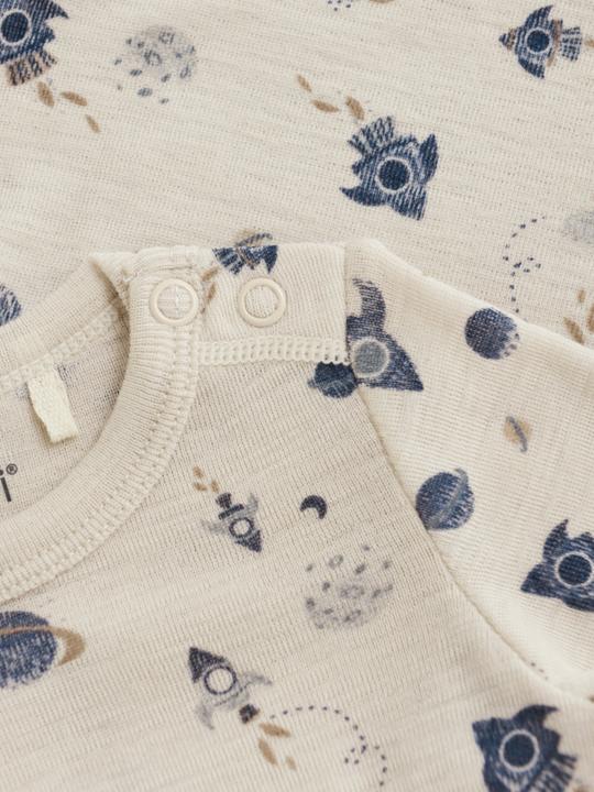 Produktbild CeLaVi Body langarm aus Merinowolle (50)