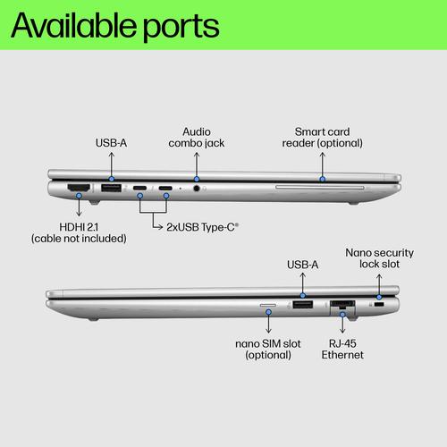 Actual product image HP ProBook 440 G11 (14", Intel Core Ultra 5 125U, 16 GB, 256 GB, CH)