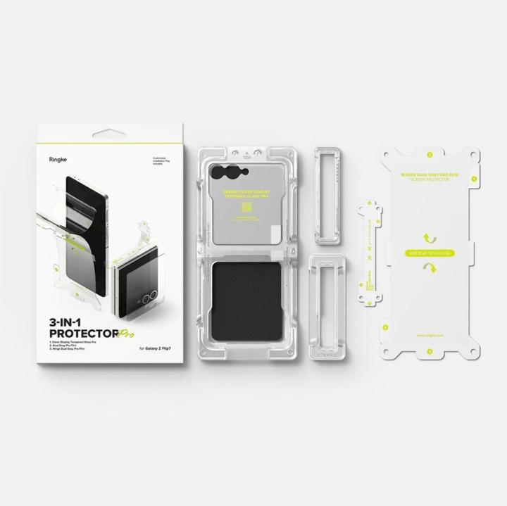 Produktbild Ringke Protector Pro 3-in-1 Schutzset (1 Stk., Samsung Galaxy Z Flip7)