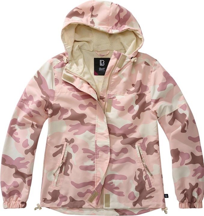 Produktbild Brandit Damen Sommer Frontzip Windjacke Grösse 4XL Farbe Candy/Tarnmuster (4XL)