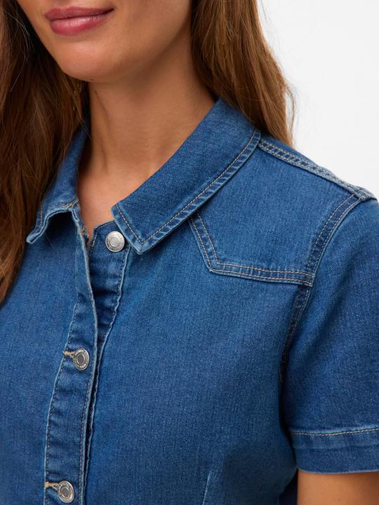Actual product image Vero Moda VMAMANDA Kurzes Kleid Jeanskleid (3XL)