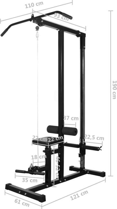 Image du produit vidaXL Fitnessstation