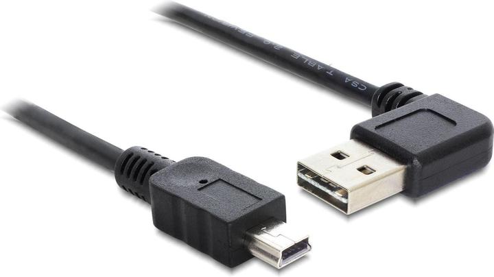 Actual product image Delock USB2.0 cable Easy A-MiniB: 0.5m, black (0.50 m, USB 2.0)