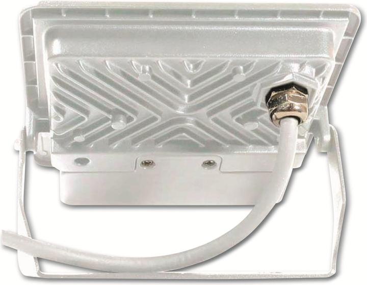 Produktbild V-TAC VT128S 20W LED PIR Sensor Flutlicht SAMSUNG Chip Weisser Körper 3000K 1M Kabel (1510 lm)