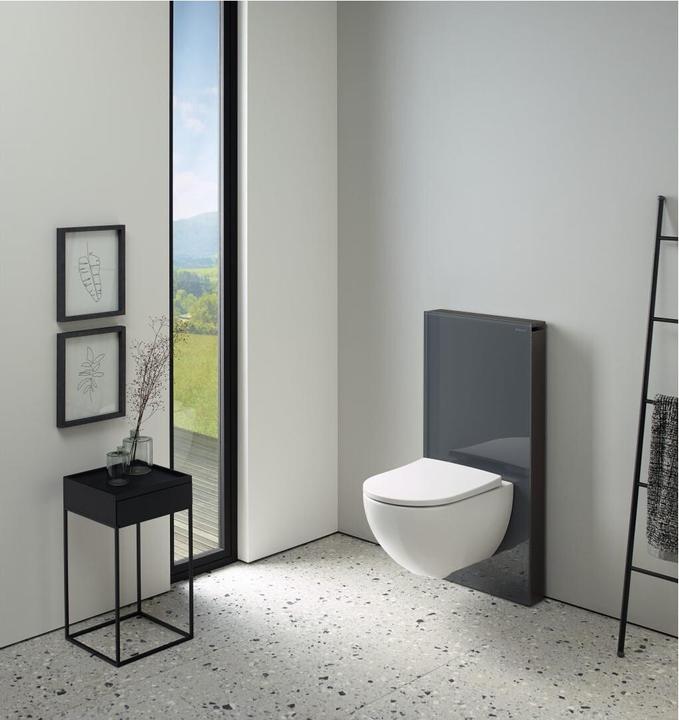 Produktbild Geberit Monolith PLUS Sanitärmodul für Wand-WC, 101cm, Wasseranschluss seitlich, mit Anschlussstut