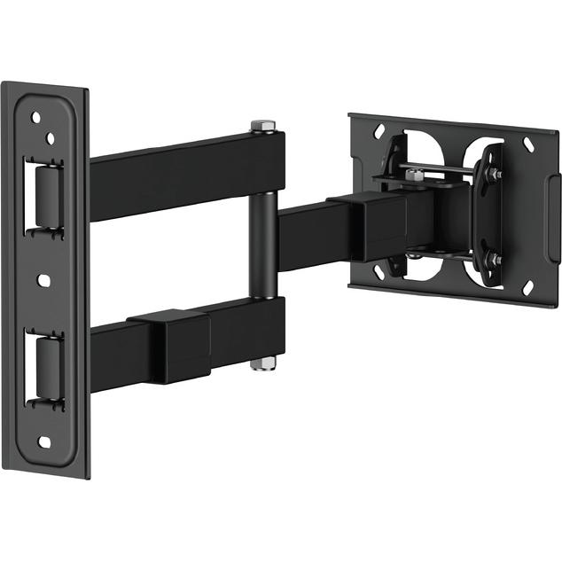 Visaro WMA75 Full Motion TV Wall Mount for 43"-75" TVs, Black (Muro, 3.75 kg, 43" - 75"), Supporto da parete TV, Nero