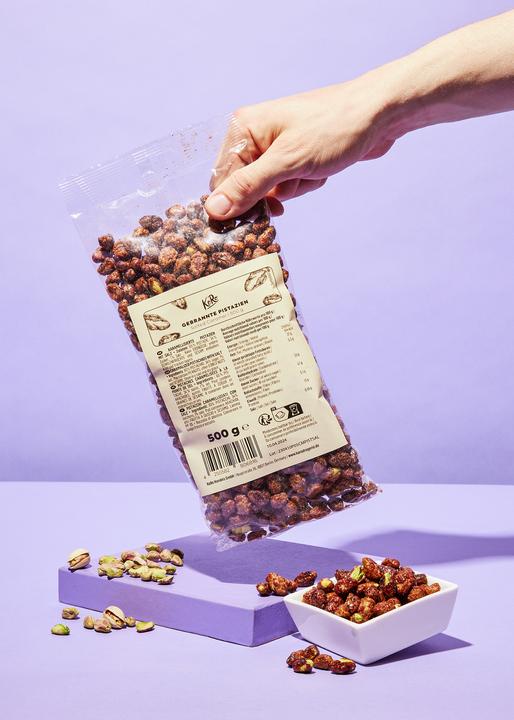 Produktbild KoRo Karamellisierte Pistazien mit Salz (500 g)