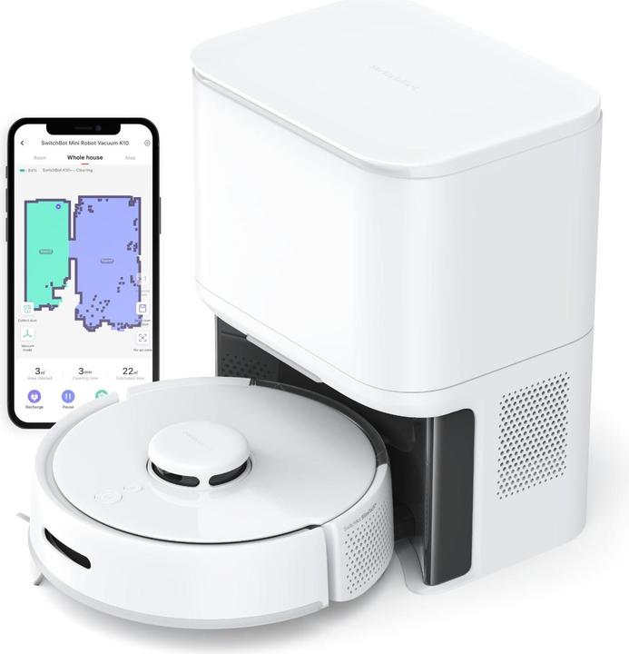 Image du produit SwitchBot Mini Robot Vacuum K10+ (Robot vacuum)