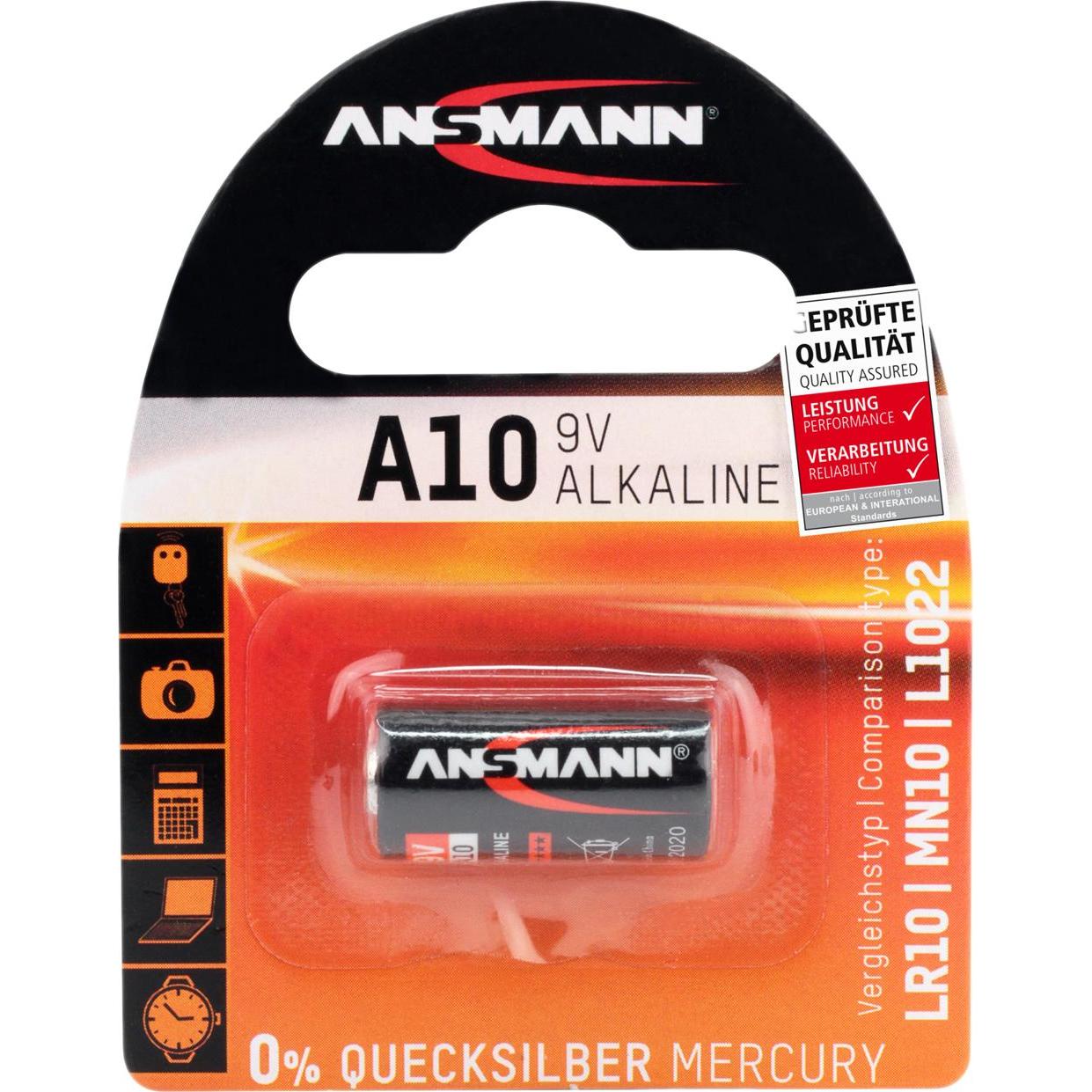Thumbnail - Ansmann A 10 LR 10 (1 Stk., A10), Batterien + Akkus