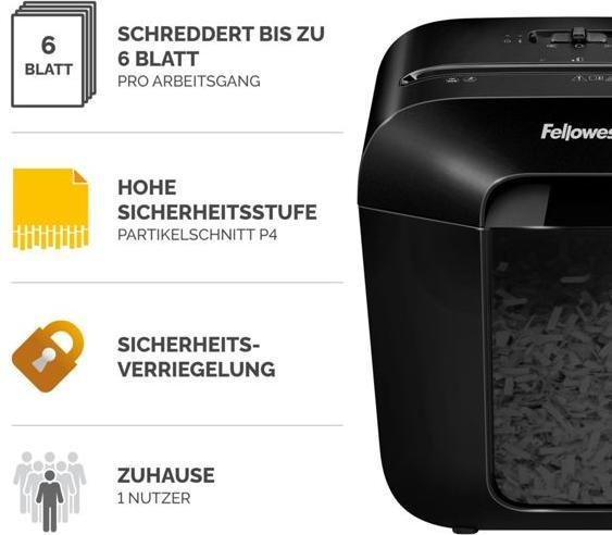 Produktbild Fellowes Powershred LX25 (Partikelschnitt)