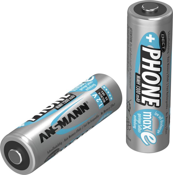 Produktbild Ansmann AA (2 Stk., AA, 1300 mAh)