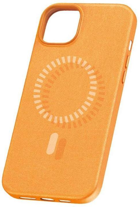 Produktbild Baseus Magnetic Phone Case for iPhone 15 ProMax Fauxther Series (Orange) (Apple iPhone 15 Pro Max)