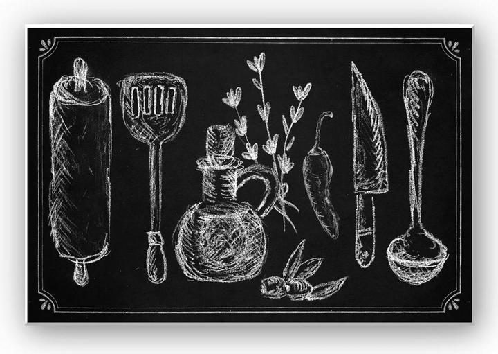 Image du produit Trenddeko Cuisine rustique (30 x 20 cm)