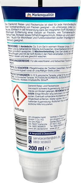 Actual product image dm Denkmit Travel and stain tube (Liquid detergent)