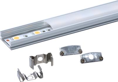 Lumina Swiss Profil standard LED mat 100cm (100 cm, Intérieur)