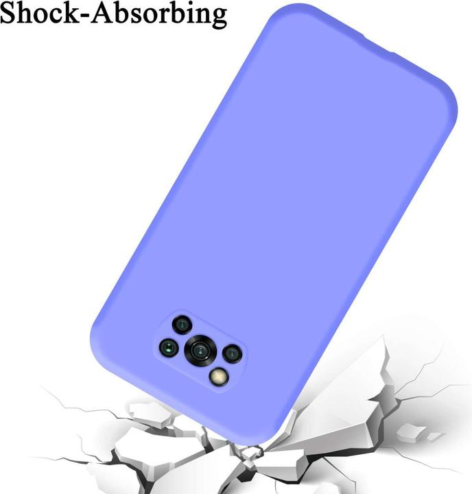 Image du produit Cadorabo Coque pour Xiaomi POCO X3 NFC TPU Liquid Silicone Case (Xiaomi Poco X3 NFC)