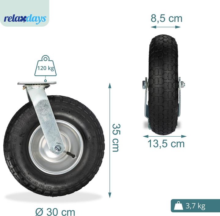 Produktbild Relaxdays Lenkrolle