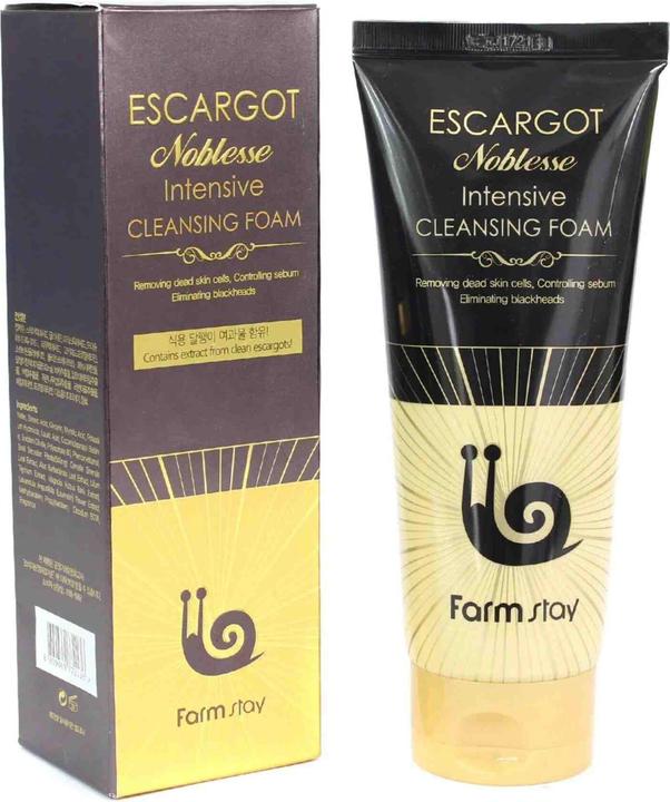Actual product image Farm Stay Escargot Noblesse Intensive Cleansing Foam (Cleansing Foam, 180 ml)