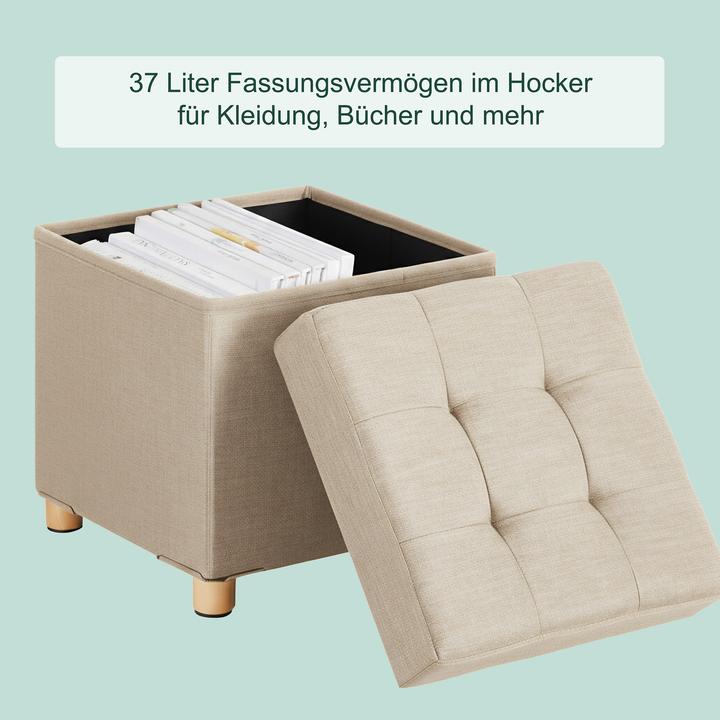 Actual product image Relaxdays Hocker mit Stauraum
