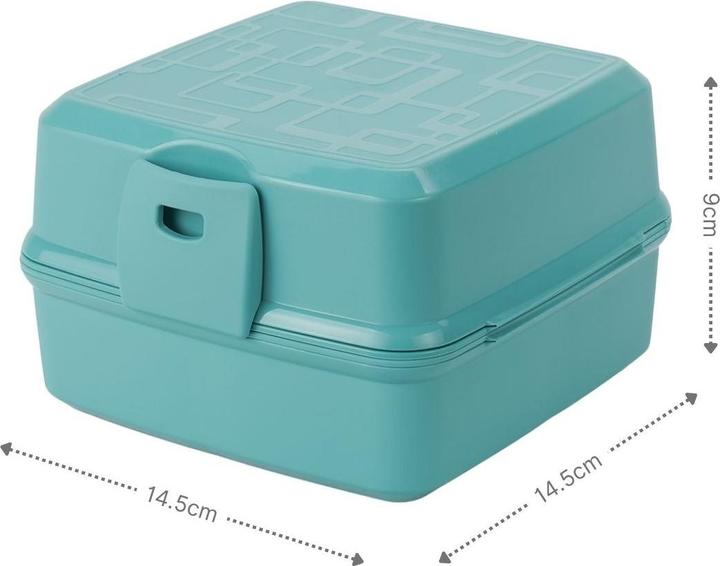 Hobby Brotdose mit Besteck Lunchbox Znünibox Meal-Prep-Box Snackbehälter