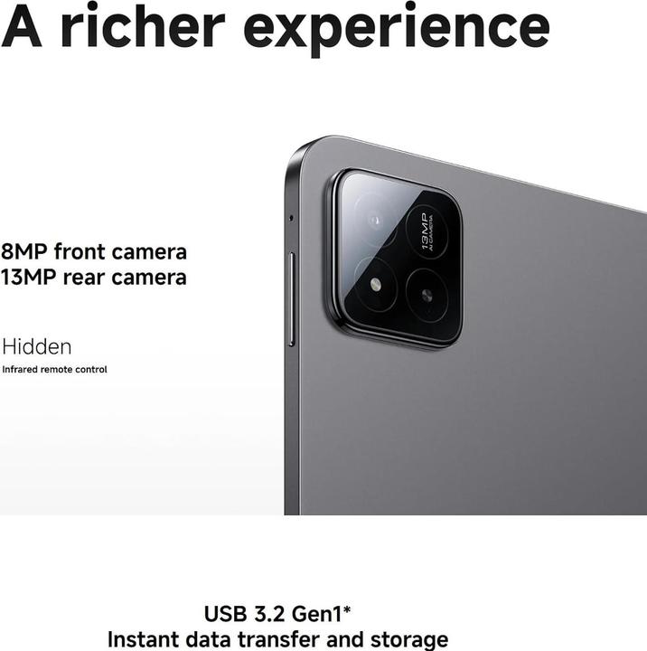 Immagine prodotto Xiaomi Pad 7 8+256 Blu (Solo WiFi, 11", 256 GB, Blu)