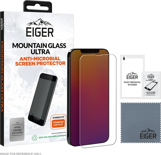 Produktbild Eiger Mountain Glass Ultra (1 Stück, Apple iPhone 14, Apple iPhone 13 Pro, Apple iPhone 13)