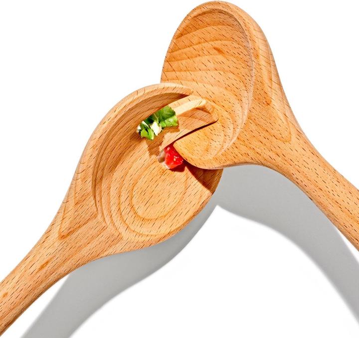 Produktbild OXO Good Grips Salatbesteck aus Buchenholz, 2-teilig (Salatbesteck)