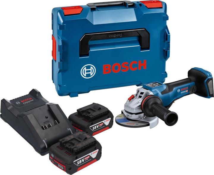 Actual product image Bosch Professional Bosch GWS 18V-15 PSC Professional cordless angle grinder 18 V 125 mm BITURBO Brushless + 2x (125 mm)
