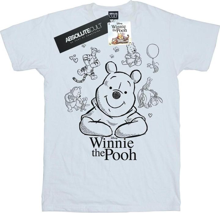 Produktbild Disney Winnie The Pooh Collage Sketch TShirt (4XL)
