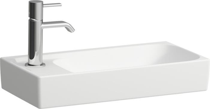 Produktbild Laufen MEDA lave-mains, encastrable, plage de robinetterie à gauche, 460x235mm, sans trou pour (235 mm, 460 mm)