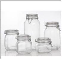 Image du produit Domoletti Pot En Verre De Forme Carrée 500ml (1 pcs, 0.50 l)