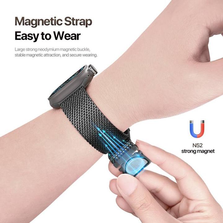 Immagine prodotto Dux Ducis Milanese Air Series Edelstahl Armband (42 mm, 44 mm, 45 mm, 46 mm, 49 mm, Acciaio inossidabile)