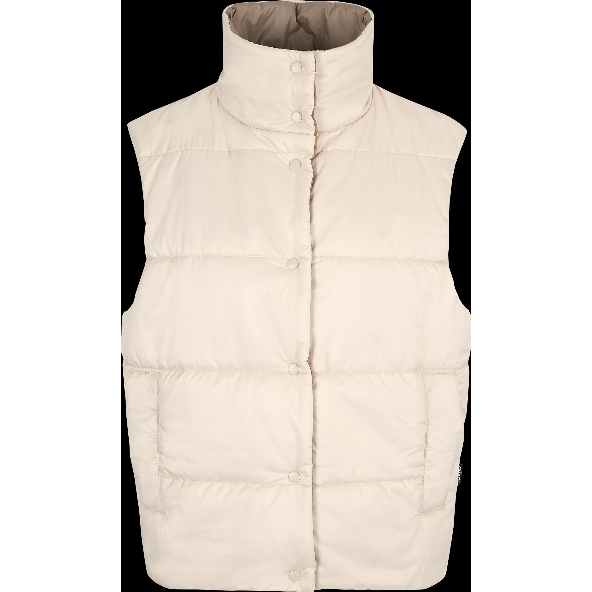 Ten Tree, Damen, Weste, Women's Reversible Cloud Shell Oversized Vest, Braun, (XS)