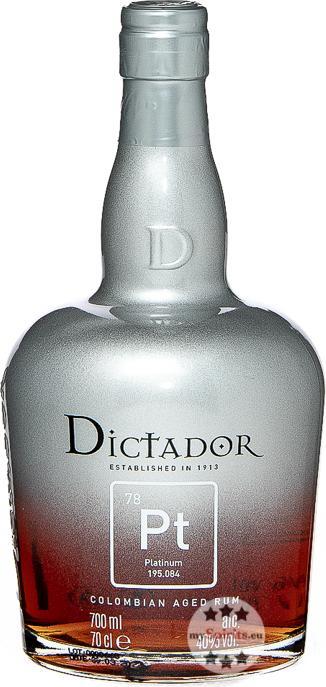 Produktbild Dictador Platinum 40% 70cl