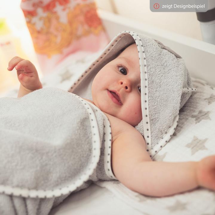 Produktbild Fillikid Kapuzenbadetuch Nilpferd 75 x 75 cm