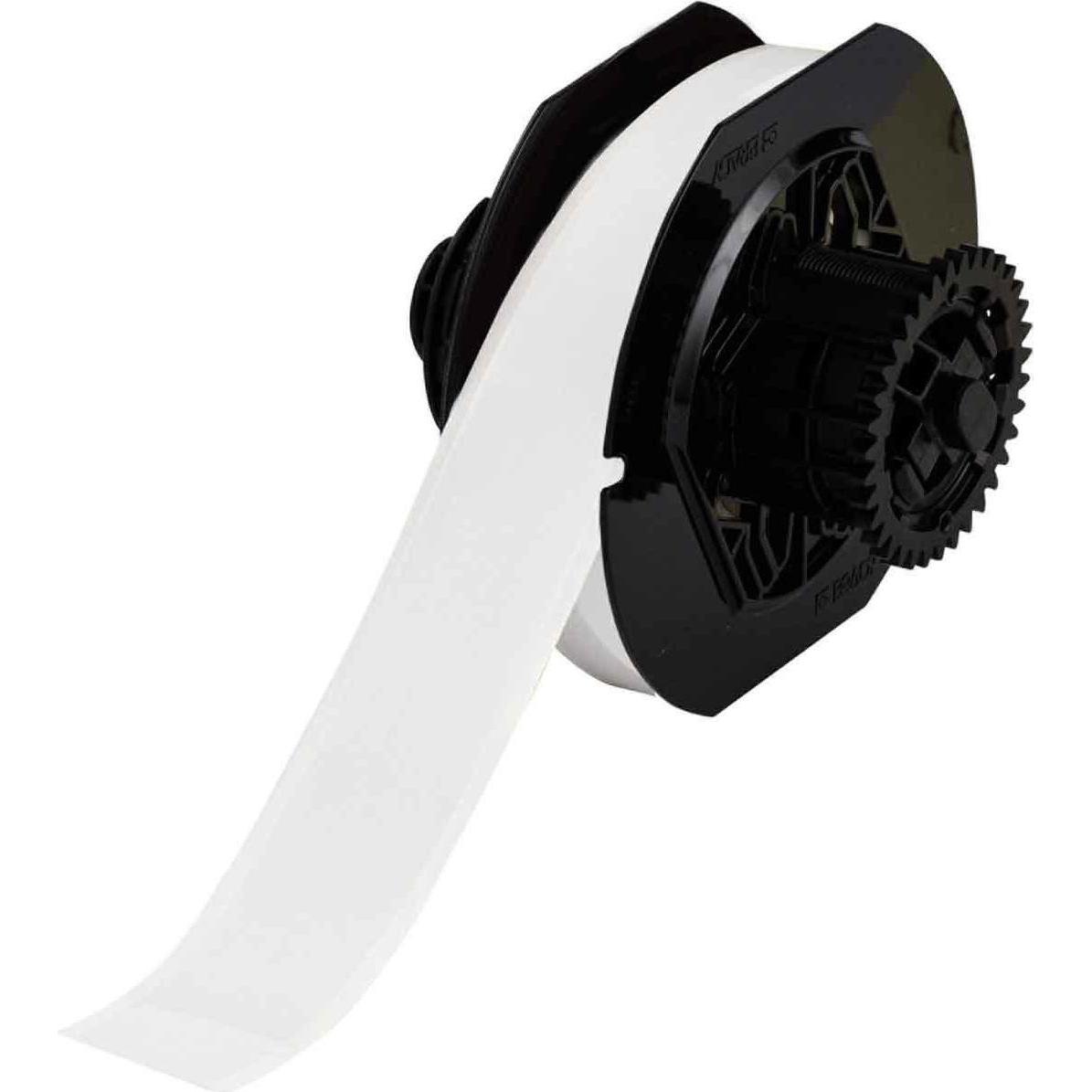 Brady, Etiketten, B30C-1125-855-WT, Toughwash-Etiketten, Polyester, Weiss, matt, 28.58 mm x 15.24 m, stark kleb