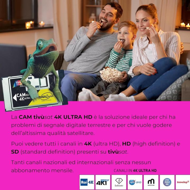 Image du produit Tivu CAM Tivusat 4K Ultra HD (Autre, Module CI)