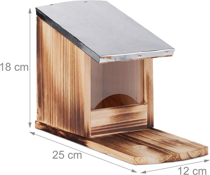 Produktbild Relaxdays Eichhörnchen Futterhaus