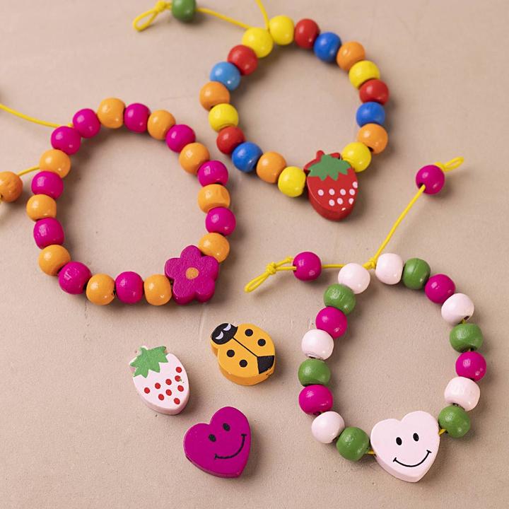 Actual product image Creativ Company Shaped wooden beads