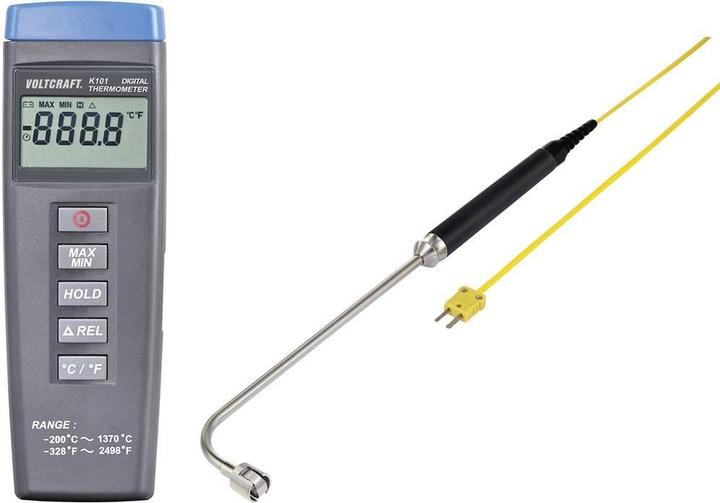 Voltcraft Digitale thermometer + oppervlaktesonde