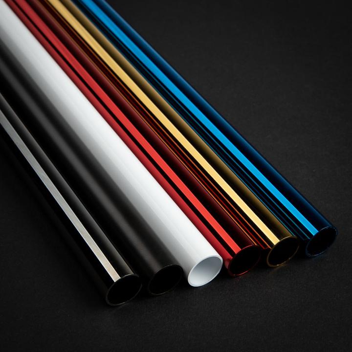 Actual product image Bitspower None Chamfer Brass Hard Tubing 14mm AD (0.50 m, Plastic, Carbon)