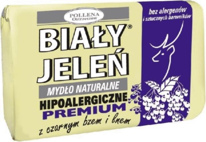 Actual product image Biały Jeleń White Deer - Hypoallergenic Premium Natural Soapack&Amp Linen 100G (Liquid soap)