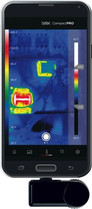 Actual product image SeeK UQ-AAA Thermal Imager Vanadium Oxide Uncooled Focal Plane Arrays Pixel